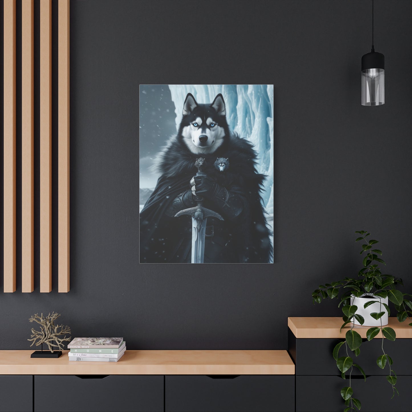 Custom Game of Thrones Pet Portrait – Personalized Medieval Pet Art – Jon Snow, Daenerys, Tyrion & More