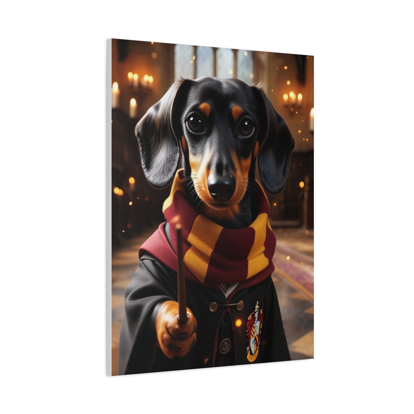 Harry Potter Custom Pet Portrait, Personalized Pet Wall Art