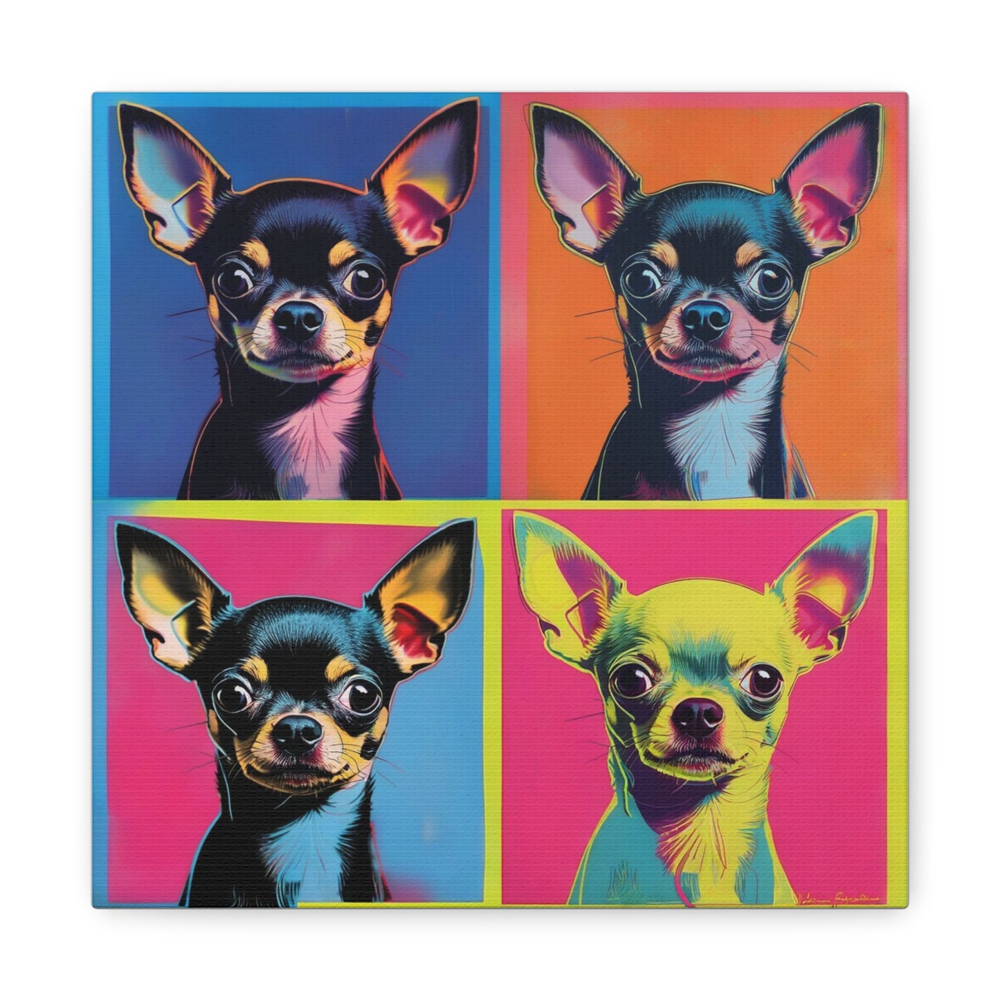 Pop Art Custom Pet Portrait – Andy Warhol Inspired