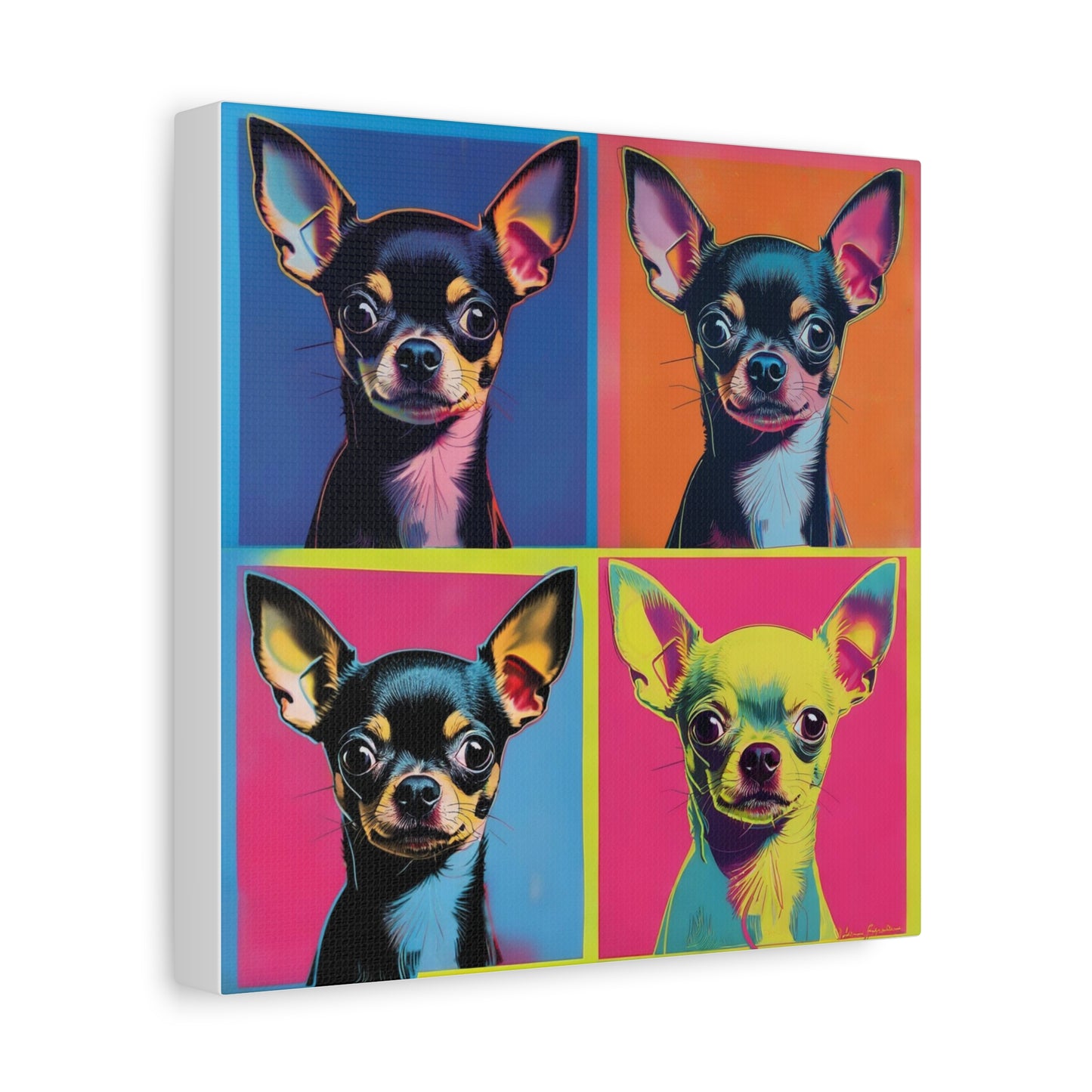 Pop Art Custom Pet Portrait – Andy Warhol Inspired