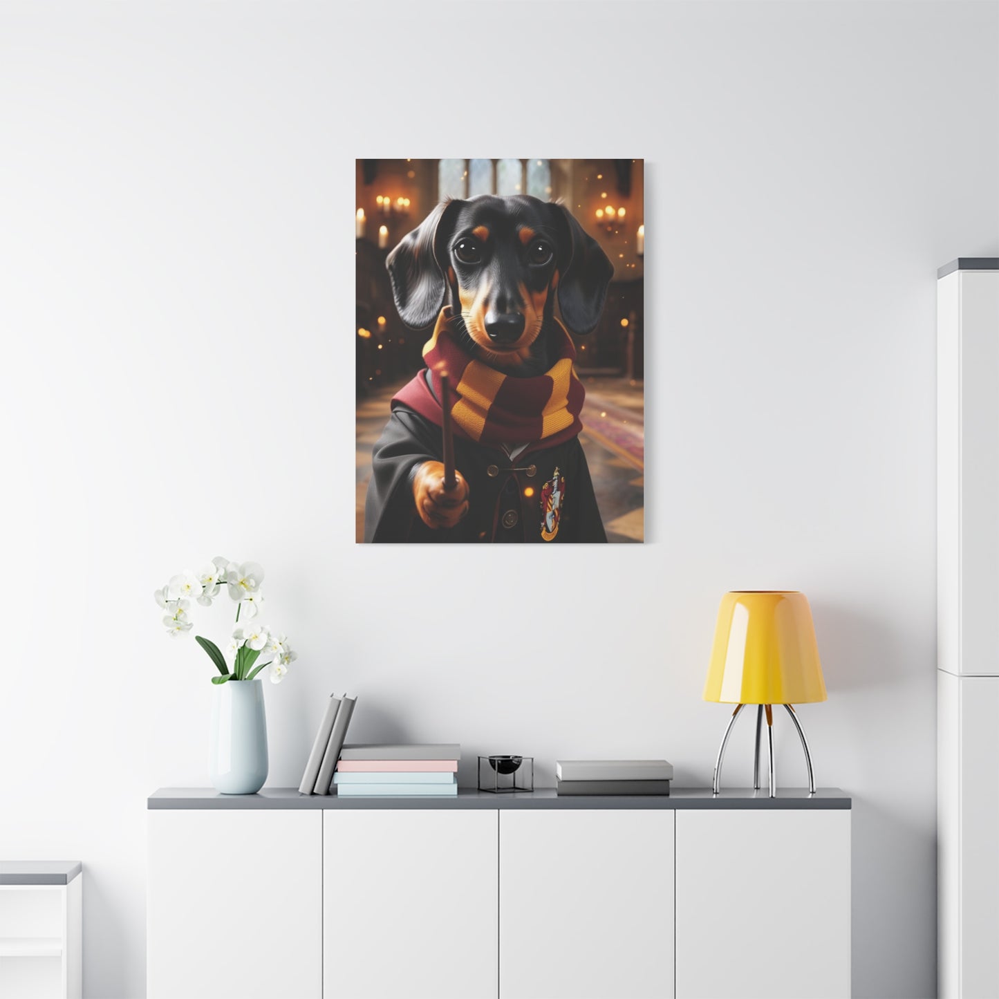 Harry Potter Custom Pet Portrait, Personalized Pet Wall Art