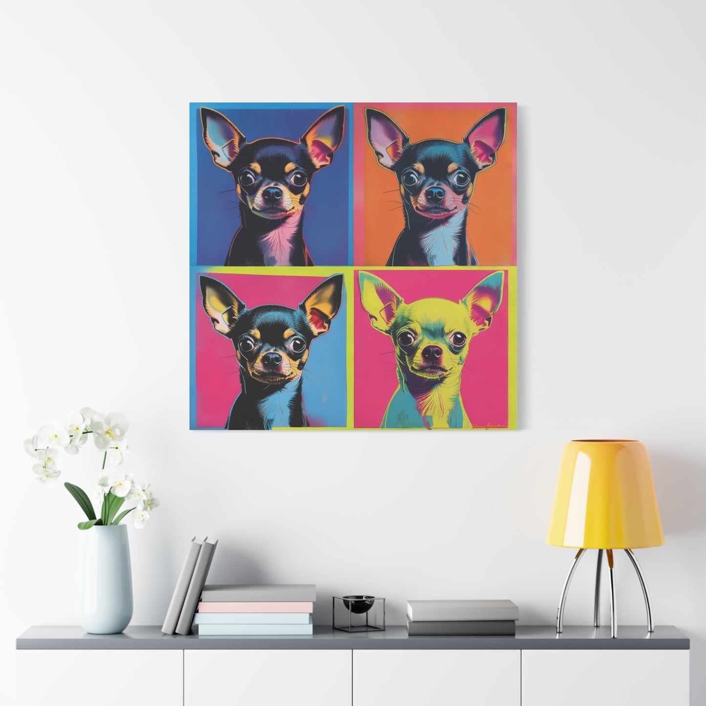 Pop Art Custom Pet Portrait – Andy Warhol Inspired