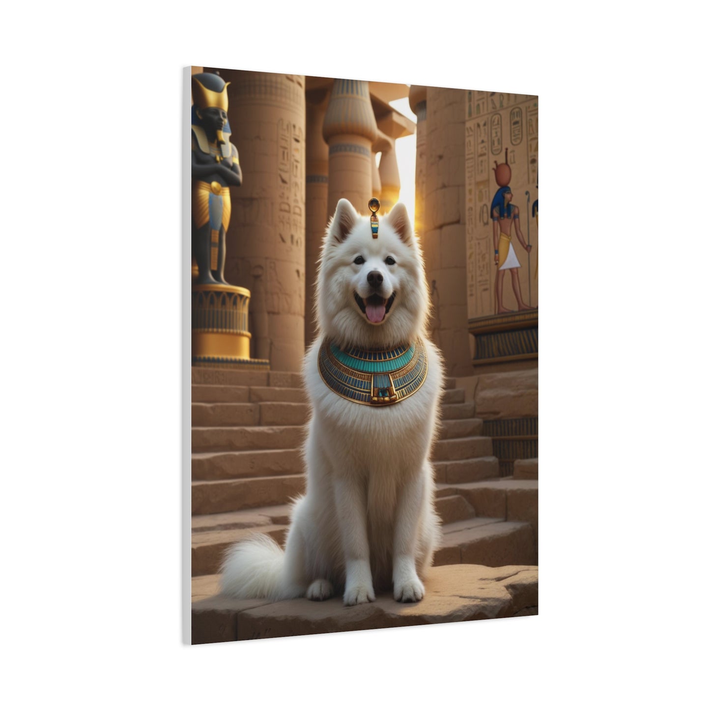 Custom Egyptian Pet Portrait – Pharaoh, Queen, High Priest, or Goddess Artwork