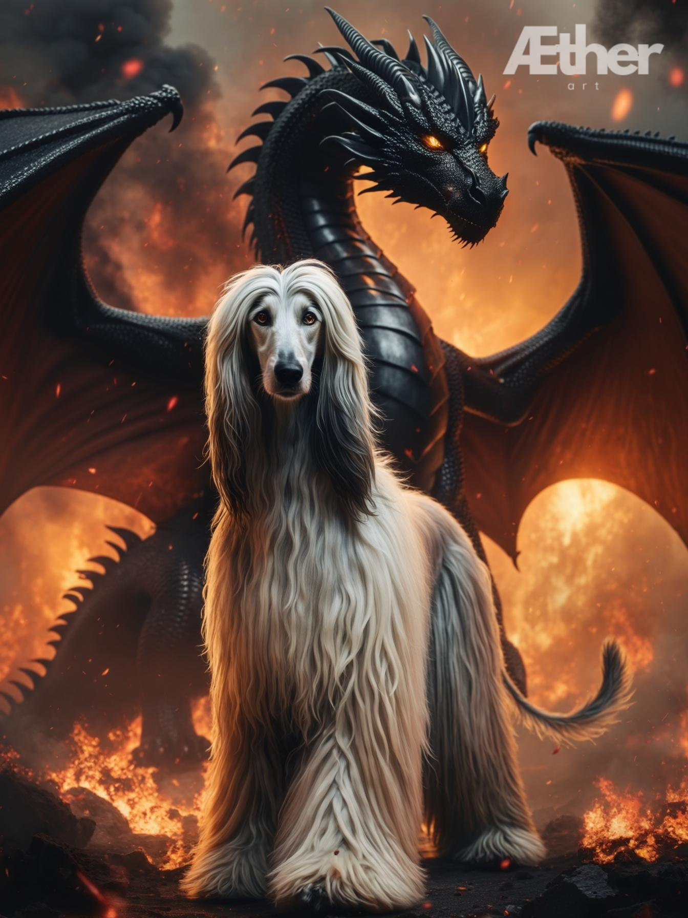 Custom Game of Thrones Pet Portrait – Personalized Medieval Pet Art – Jon Snow, Daenerys, Tyrion & More