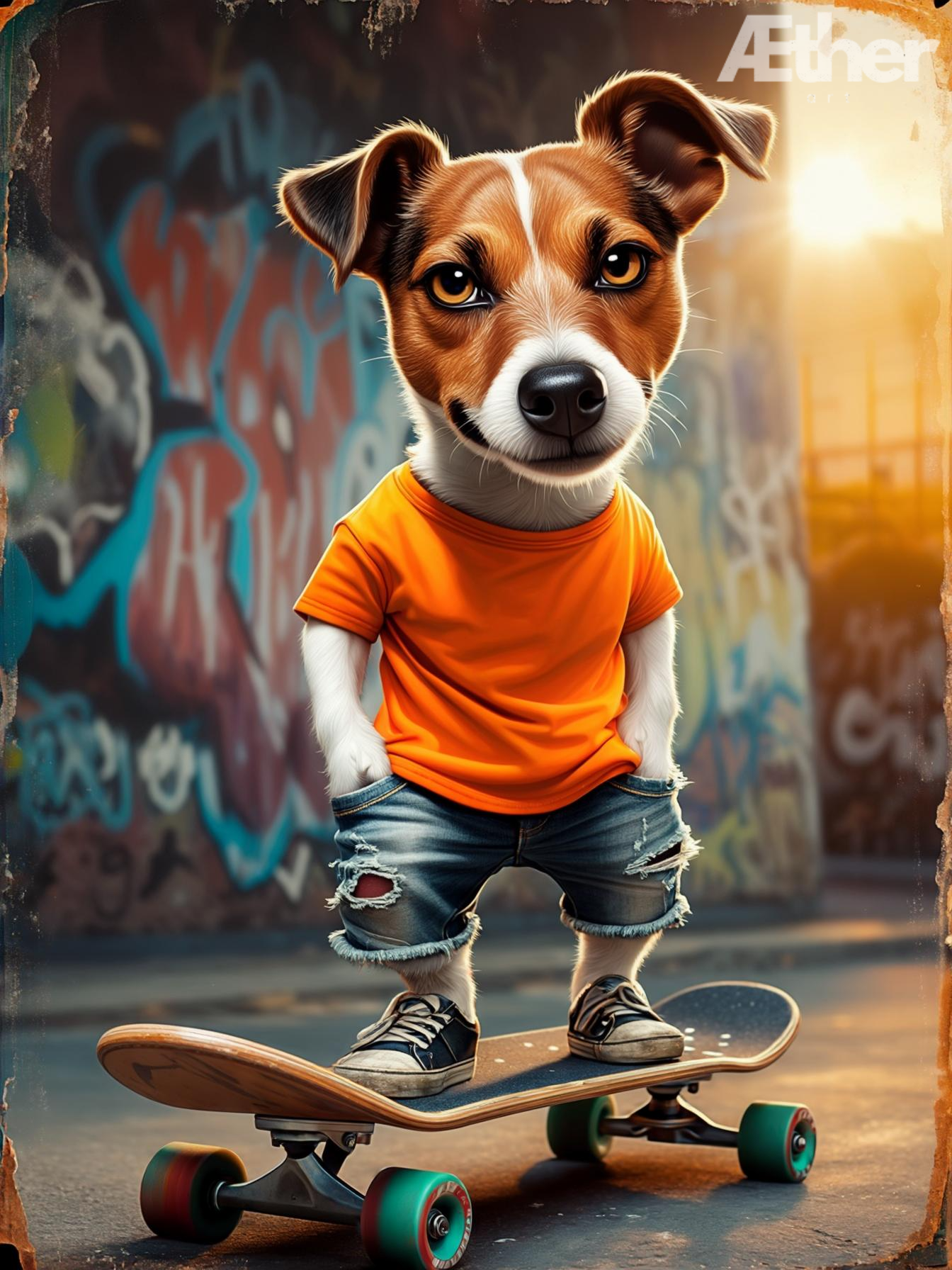 Custom Cartoon Pet Portrait – Simpsons, South Park, Rick and Morty, Looney Tunes & More
