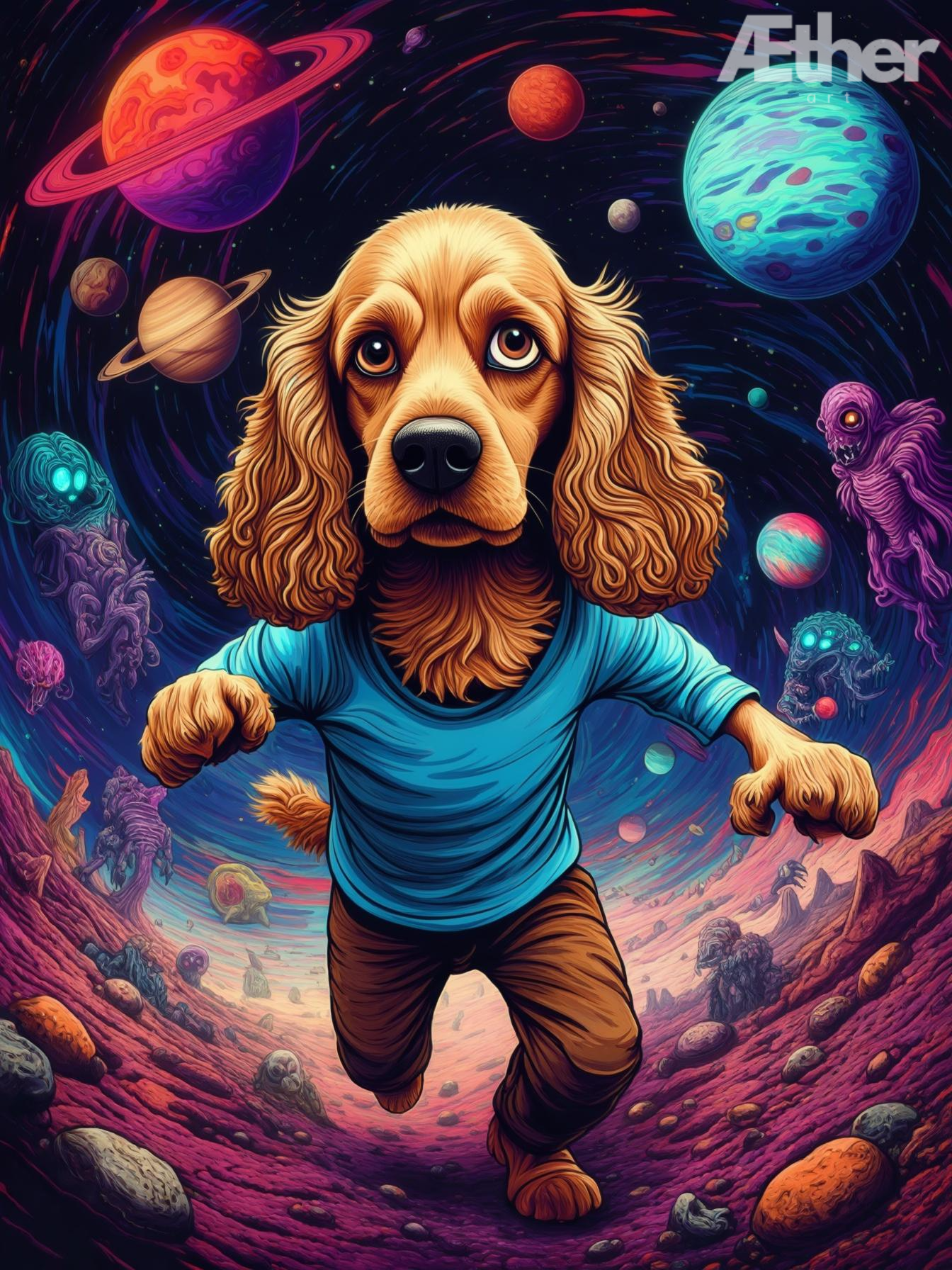 Custom Cartoon Pet Portrait – Simpsons, South Park, Rick and Morty, Looney Tunes & More